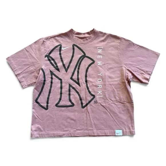 Nike New York Yankees pink Statement Boxy Tee - Picture 4 of 6